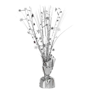 Unknown | Silver table centerpiece | Silver party supplies NZ 