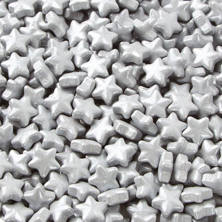 Star Sprinkles | Novelty Sprinkles | Silver Sprinkles | Silver Star Sprinkles 