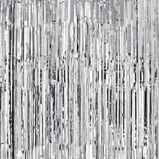 Silver Foil Curtain | Silver Party Supplies