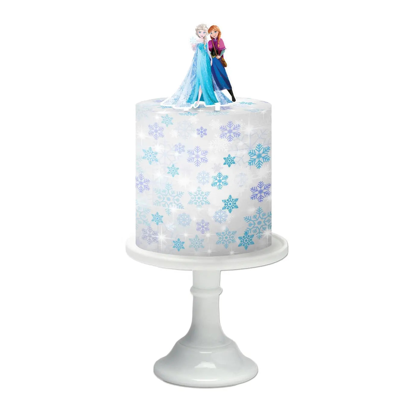 Snowflake Edible Cake Wrap NZ – Build a Birthday NZ