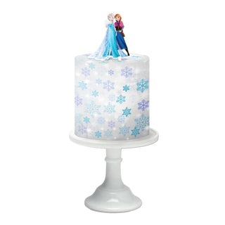 Build a Birthday | Snowflake Edible Cake Wrap | Frozen Party Supplies NZ