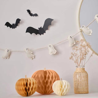 Ginger Ray | Felt Ghost Halloween Bunting | Halloween Decorations NZ
