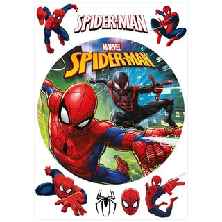 Spiderman Into the Spider Verse Edible Cake Image | Spiderman Party Supplies NZ