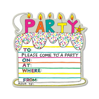 Rachel Ellen |  Cake Party Invitations | Birthday Party Supplies NZ