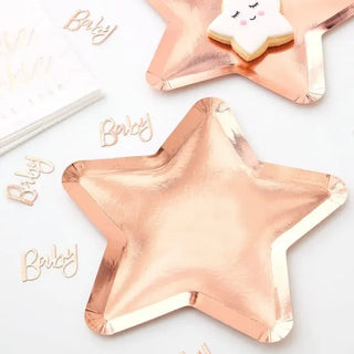 Ginger Ray Twinkle Star Plates - 8 Pkt