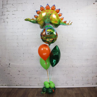Stegosaurus Dinosaur Deluxe Balloon Bouquet