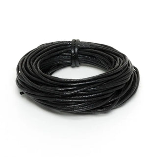 Craft Workshop | Balck waxed cord - 8m | Halloween party supplies