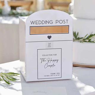 Ginger Ray | White Wedding Post Box | Wedding Supplies NZ