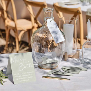 Ginger Ray | Glass Vase Wedding Guest Book Alternative | Wedding Supplies NZ