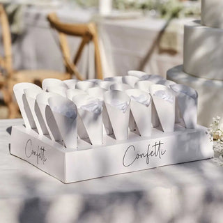 Ginger Ray | Wedding Confetti Cones & Tray | Wedding Supplies NZ