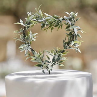 Ginger Ray | Foliage Heart Wedding Cake Topper | Wedding Cake Decorations NZ
