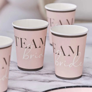 Ginger Ray | Team Bride Hen Party Cups | Hen Party Supplies NZ