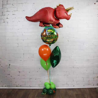Triceratops Dinosaur Balloon Bouquet | Dinosaur Party Supplies