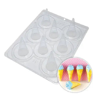 Bakery Sugarcrafty | mni ice cream waffle cone plastic candy mould | Ice cream party supplies NZ
