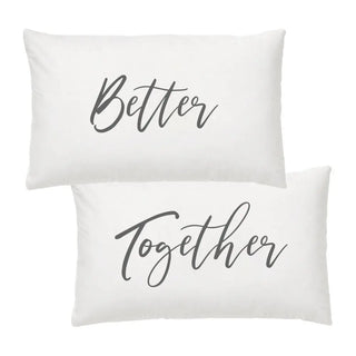 Wedding Better Together Pillowcase Set | Wedding Gifts NZ