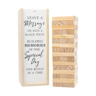 Wedding Signature Jumbling Tower | Wedding Supplies NZ