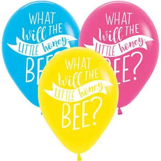 Amscan | what will it bee latex balloon | gender reveal party supplies