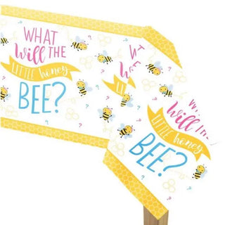 What Will It Bee Tablecover | Gender Reveal Party Supplies