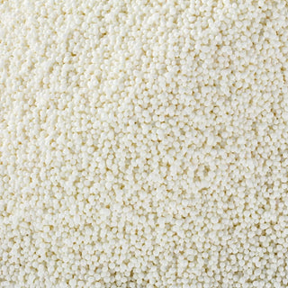 White Nonpareil Sprinkles | White Party Supplies