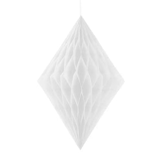 White Honeycomb Diamond | White Party Supplies