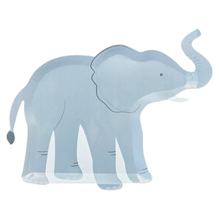 Ginger Ray Let's Go Wild Elephant Plates - 8 Pkt