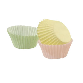 Wilton | Pastel mini cupcake papers pack of 100 | pastel party supplies