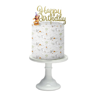Build a Birthday | Winnie the Pooh Houses Edible Cake Wrap | Winnie the Pooh Party Supplies NZ