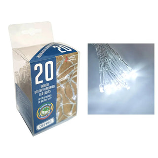 Unknown | White LED Christmas lights | Christmas party supplies 