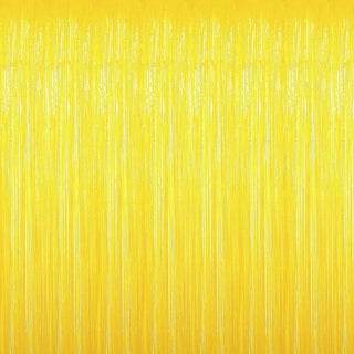 Yellow Foil Curtain | Yellow Party Supplies NZ