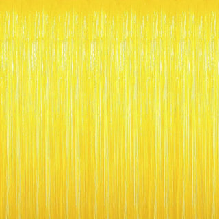 Yellow Foil Curtain | Yellow Party Supplies NZ