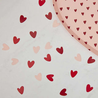 Ginger Ray | Pink and Red Heart Confetti | Valentines Decorations NZ