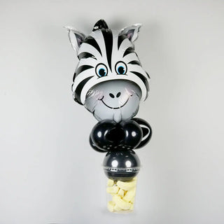 Zebra Balloon Candy Cup | Safari Animal Party Supplies